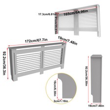 92/100cm Tall Large Radiator