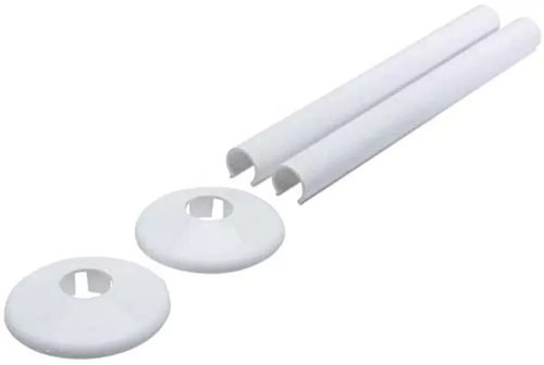 White radiator pipe covers - x,