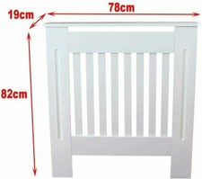 White Radiator Cover Cabinet