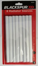 8 White Radiator Pipe Covers